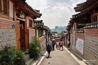 韩国北村韩屋,穿越时光的古典风情之旅