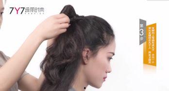 蝴蝶丸子头的扎法视频,轻松打造甜美发型