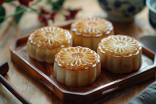 最小的月饼图片大全,探秘中秋佳节的精致美味