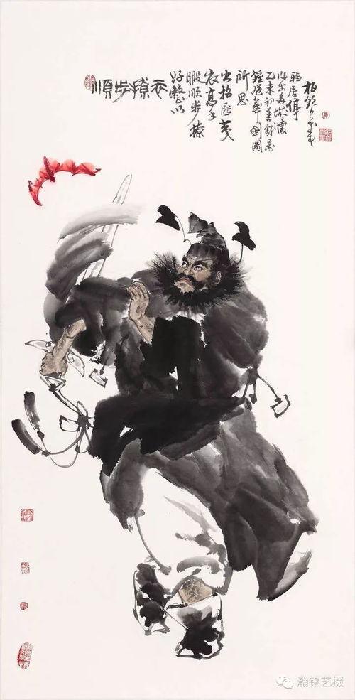 钟馗图片,传统艺术中的捉鬼英雄形象解析